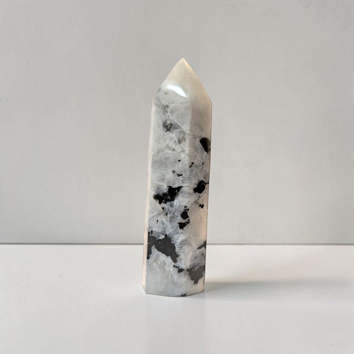 Rainbow Moonstone Crystal Tower
