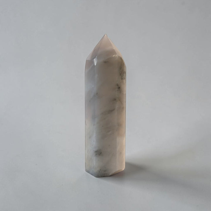 Blue Lace Agate Crystal Tower