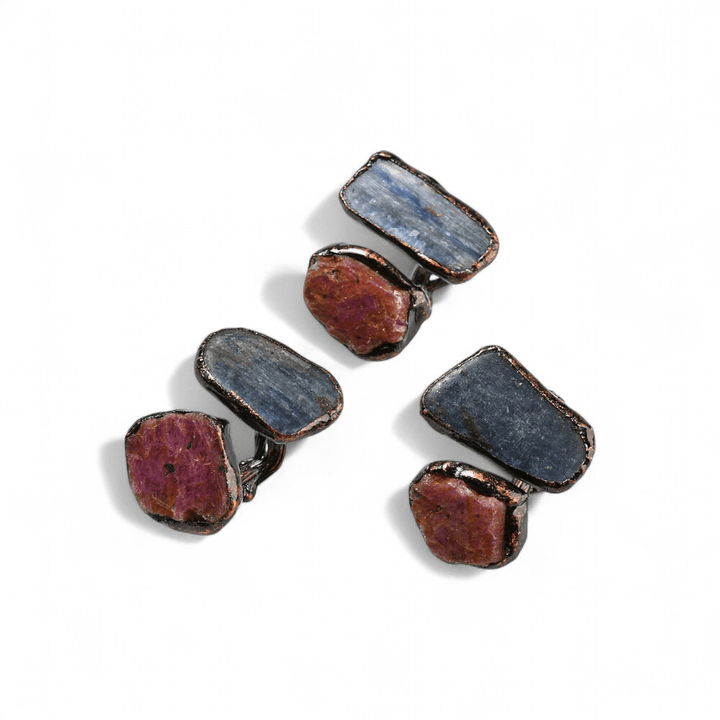 Ruby and Kyanite Ring — Ruby and Kyanite crystal ring — Zen Collection metaphysical store Barrie Ontario