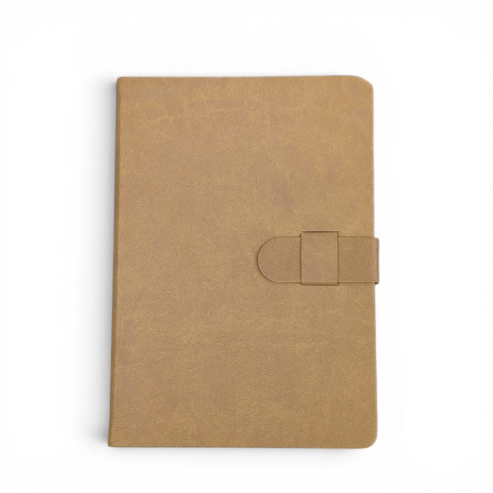Beige Vegan Leather Journal