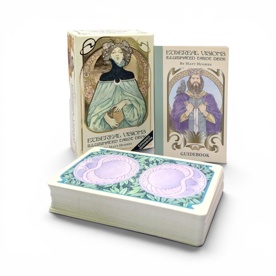 Ethereal Visions: Illuminated Tarot Deck