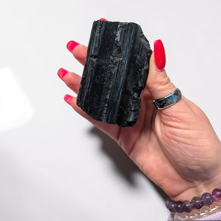 Tourmaline noire brute