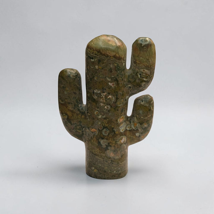 Rainforest Jasper Crystal Cactus