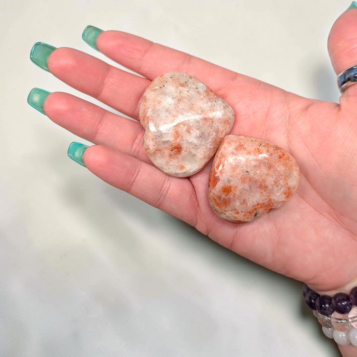 Sunstone Crystal Heart