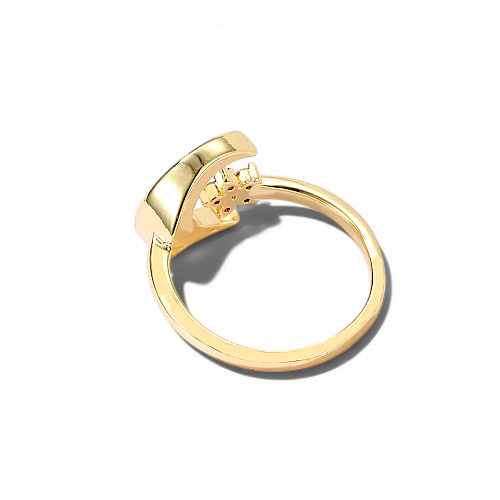 Natural Shell Moon Ring - Detail view | Crystal Shop Barrie Ontario