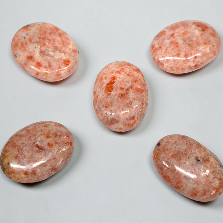 Sunstone Crystal Palm Stone