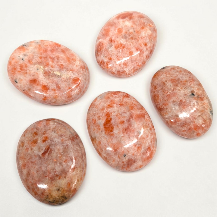 Sunstone Crystal Palm Stone