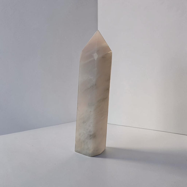 Blue Lace Agate Crystal Tower