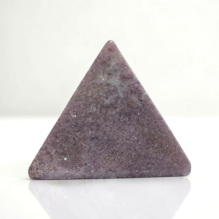 Pyramide en cristal de lépidolite