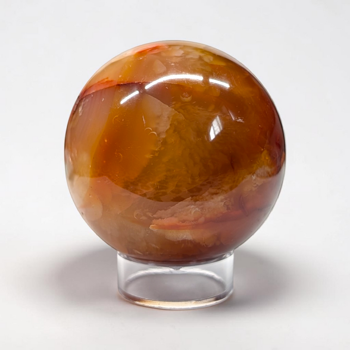 Carnelian Crystal Sphere