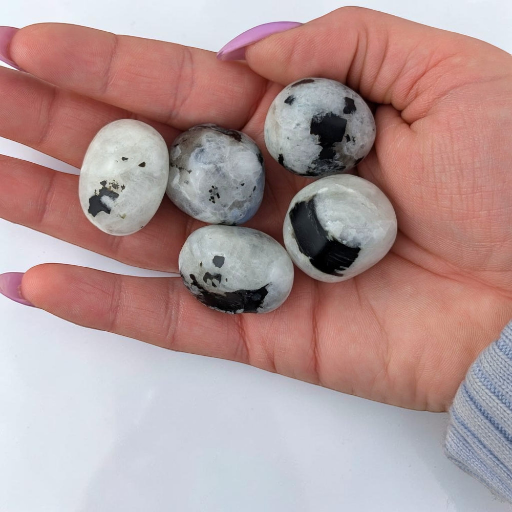 Rainbow Moonstone Tumbles