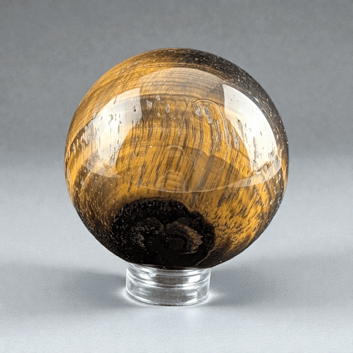 Sphère de cristal Œil-de-tigre
