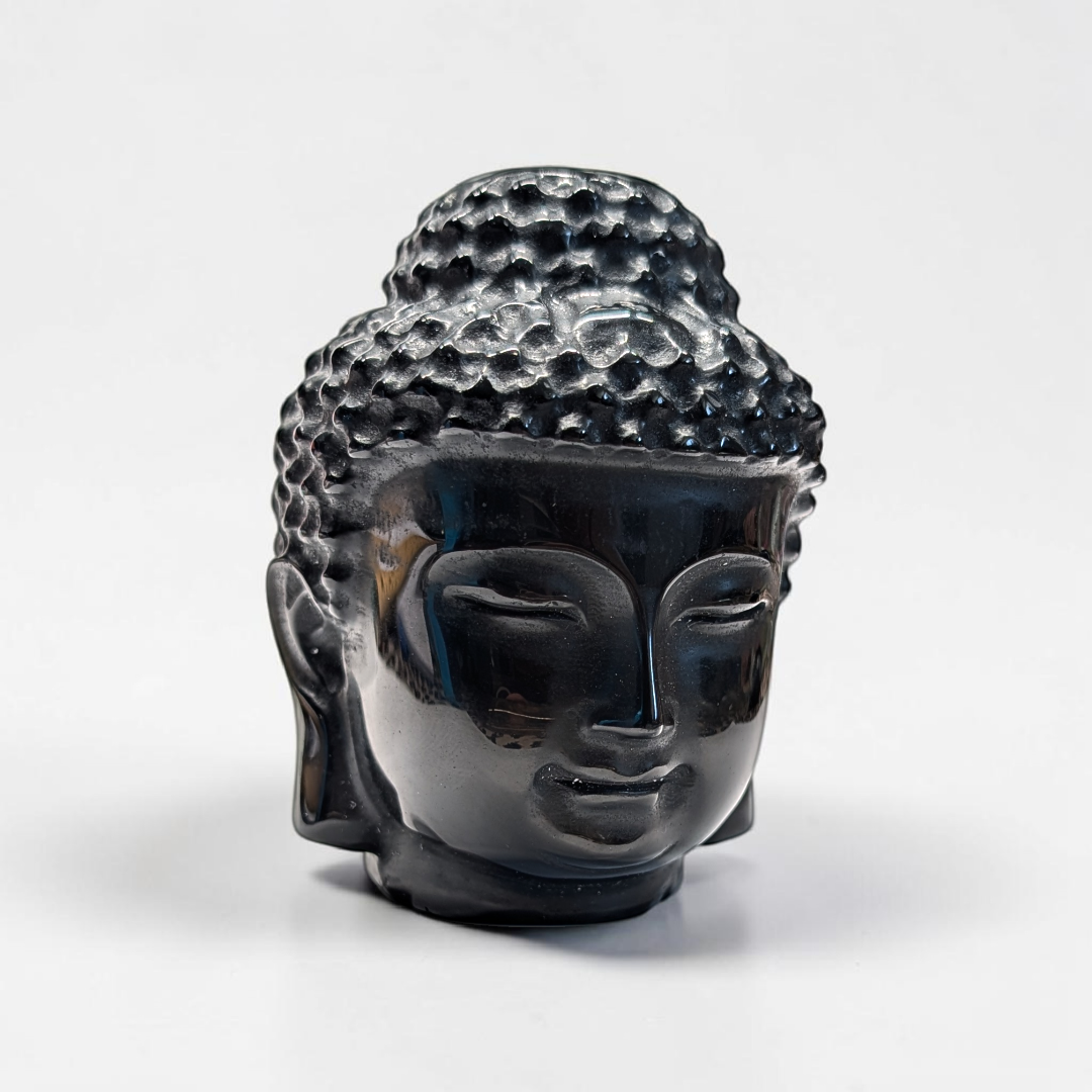 Black Obsidian Crystal Buddha - Small | Black Obsidian | Clearing Negative Energy and Bad Habits | Zen Collection Canada