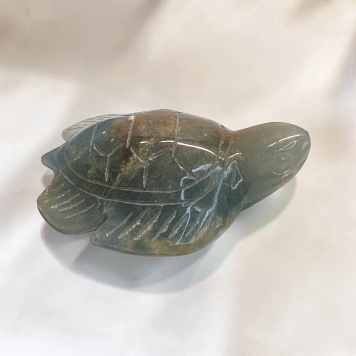 Blue Onyx Crystal Turtles