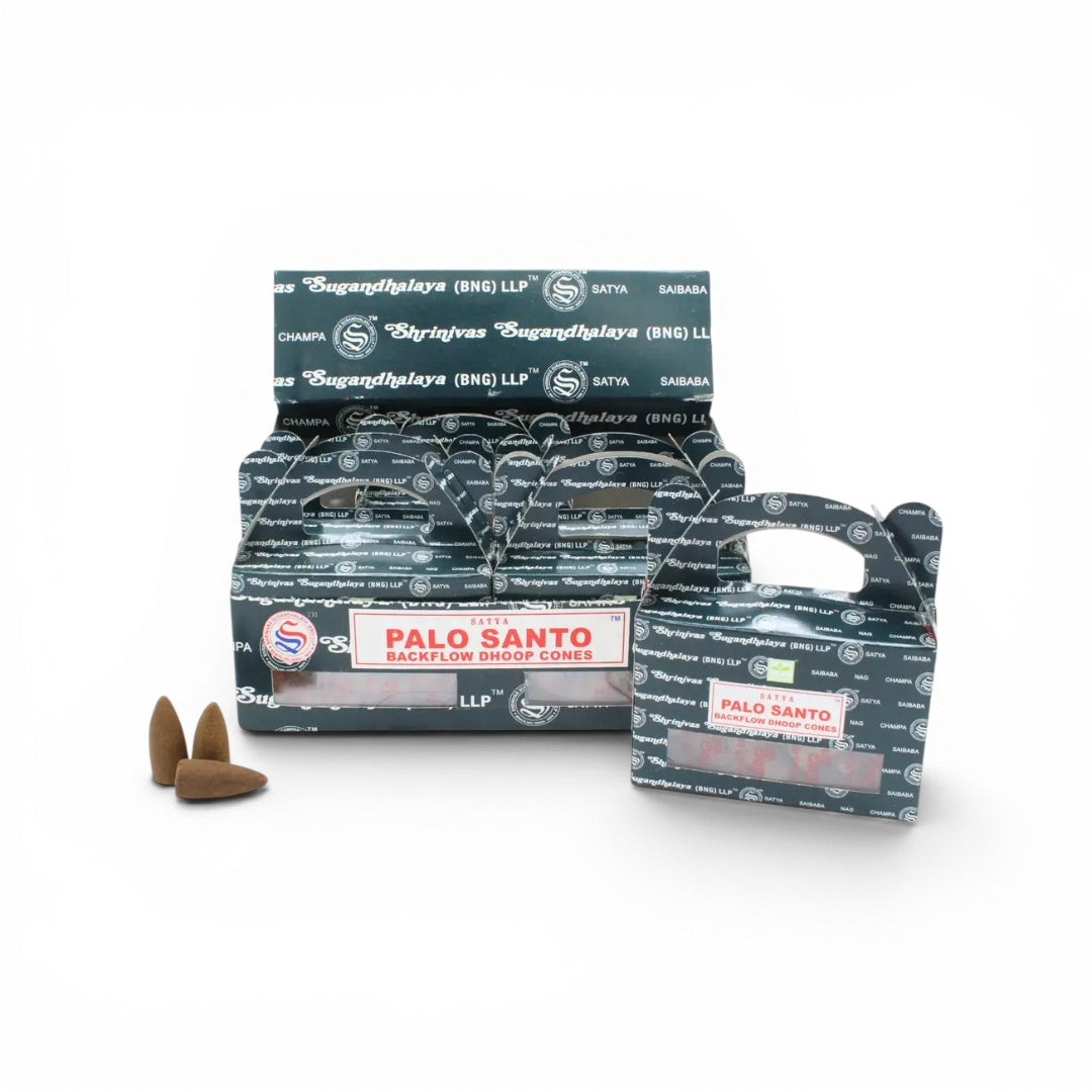 Satya Palo Santo Backflow Dhoop Cones