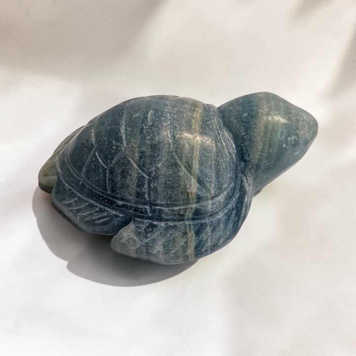 Blue Onyx Crystal Turtles