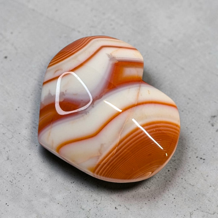Carnelian Crystal Heart