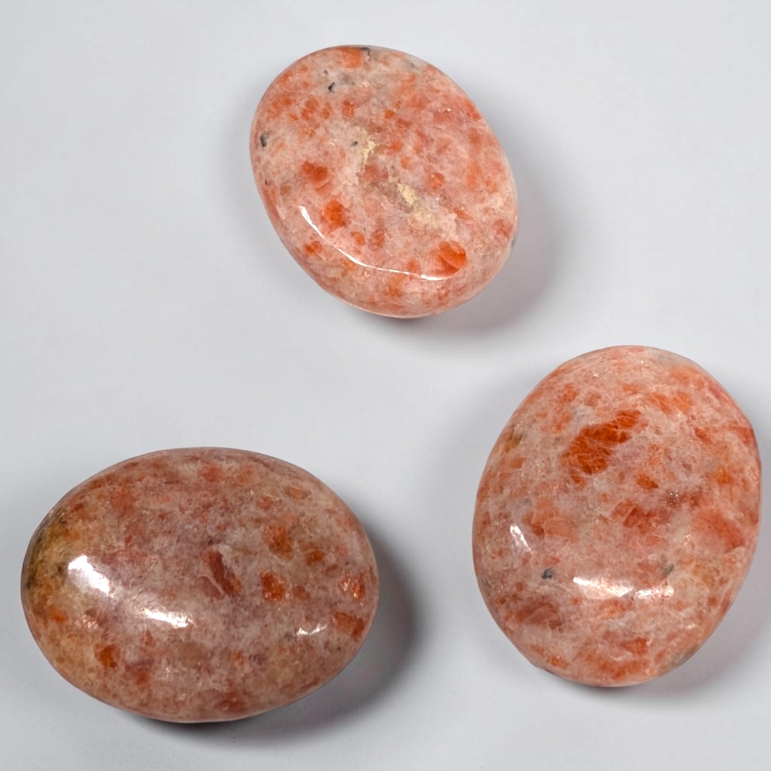 Sunstone Crystal Palm Stone