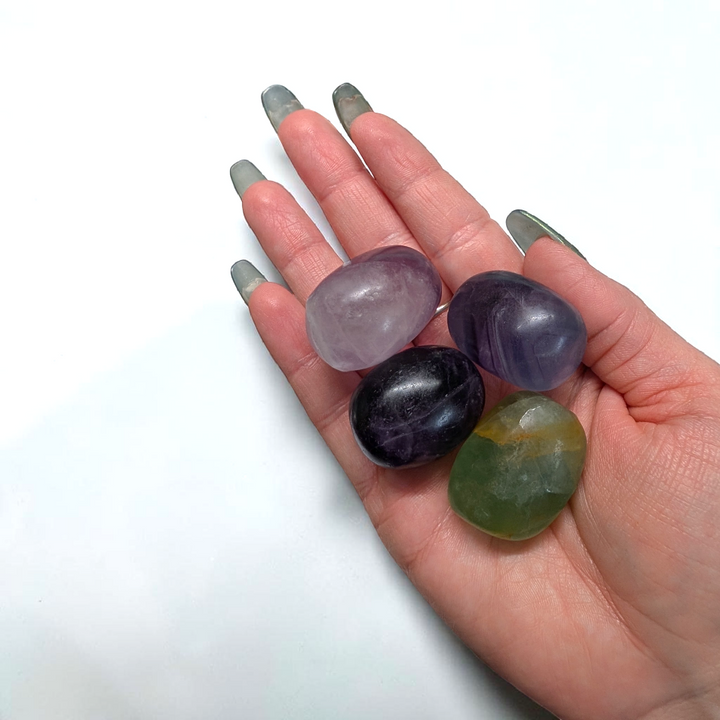 Fluorite en chute libre 