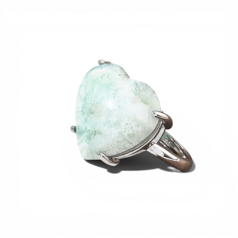 Natural Hemimorphite Crystal Ring - View 8 | Zen Collection