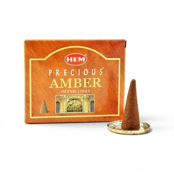 Hem Precious Amber Incense Cones