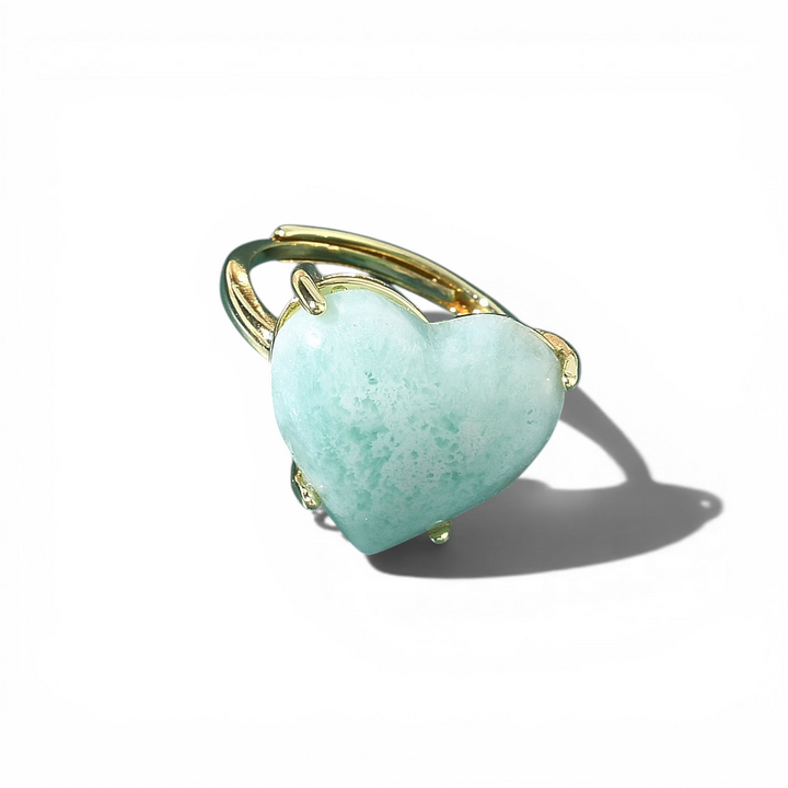 Natural Hemimorphite Crystal Ring - View 5 | Zen Collection