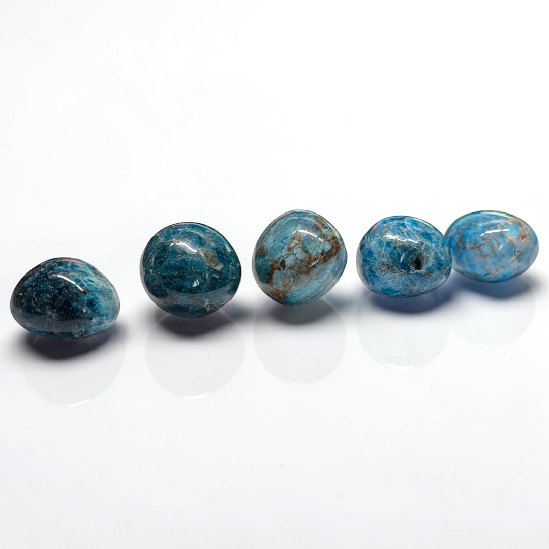 Apatite bleue en chute 