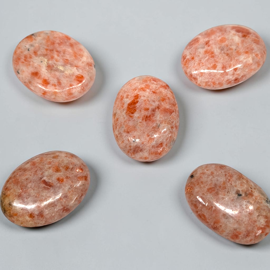 Sunstone Crystal Palm Stone