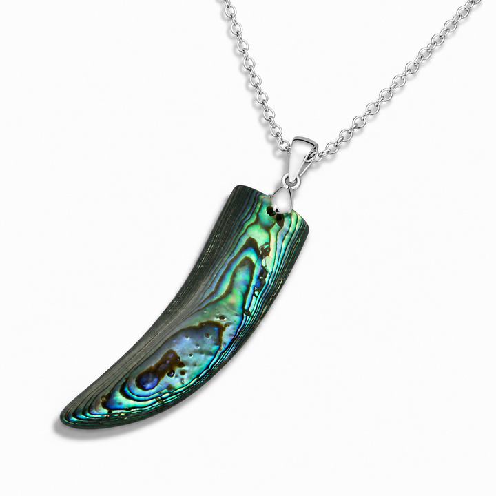 Natural Abalone Shell Tusk Neckalce - Main view | Zen Collection Metaphysical Store