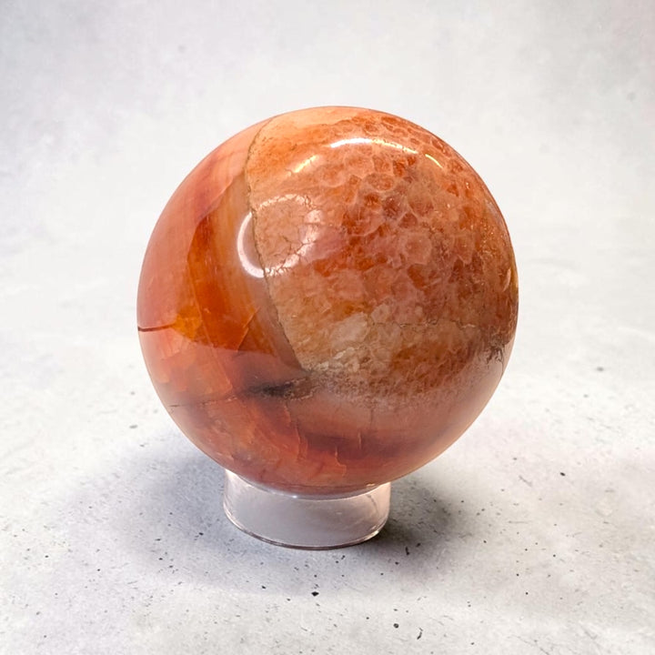 Carnelian Crystal Sphere