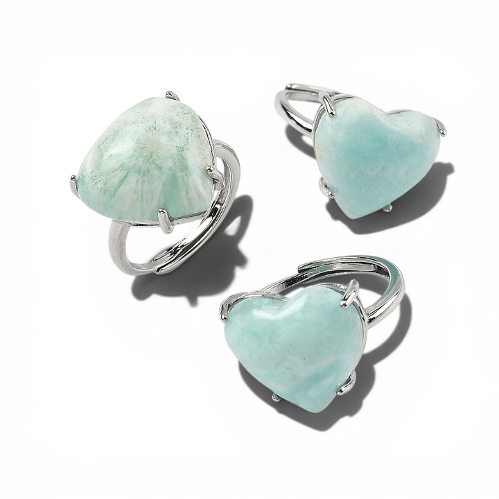Natural Hemimorphite Crystal Ring - View 11 | Zen Collection