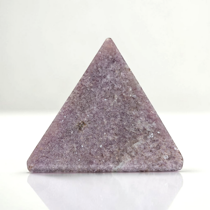 Pyramide en cristal de lépidolite