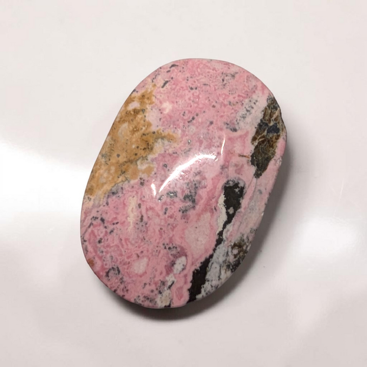 Pierre de palmier en cristal de rhodonite
