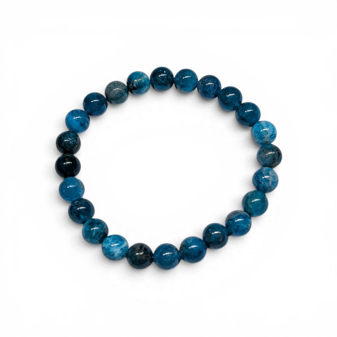 Blue Apatite Crystal Bracelet | Authentic Crystal Bracelets | Zen Collection