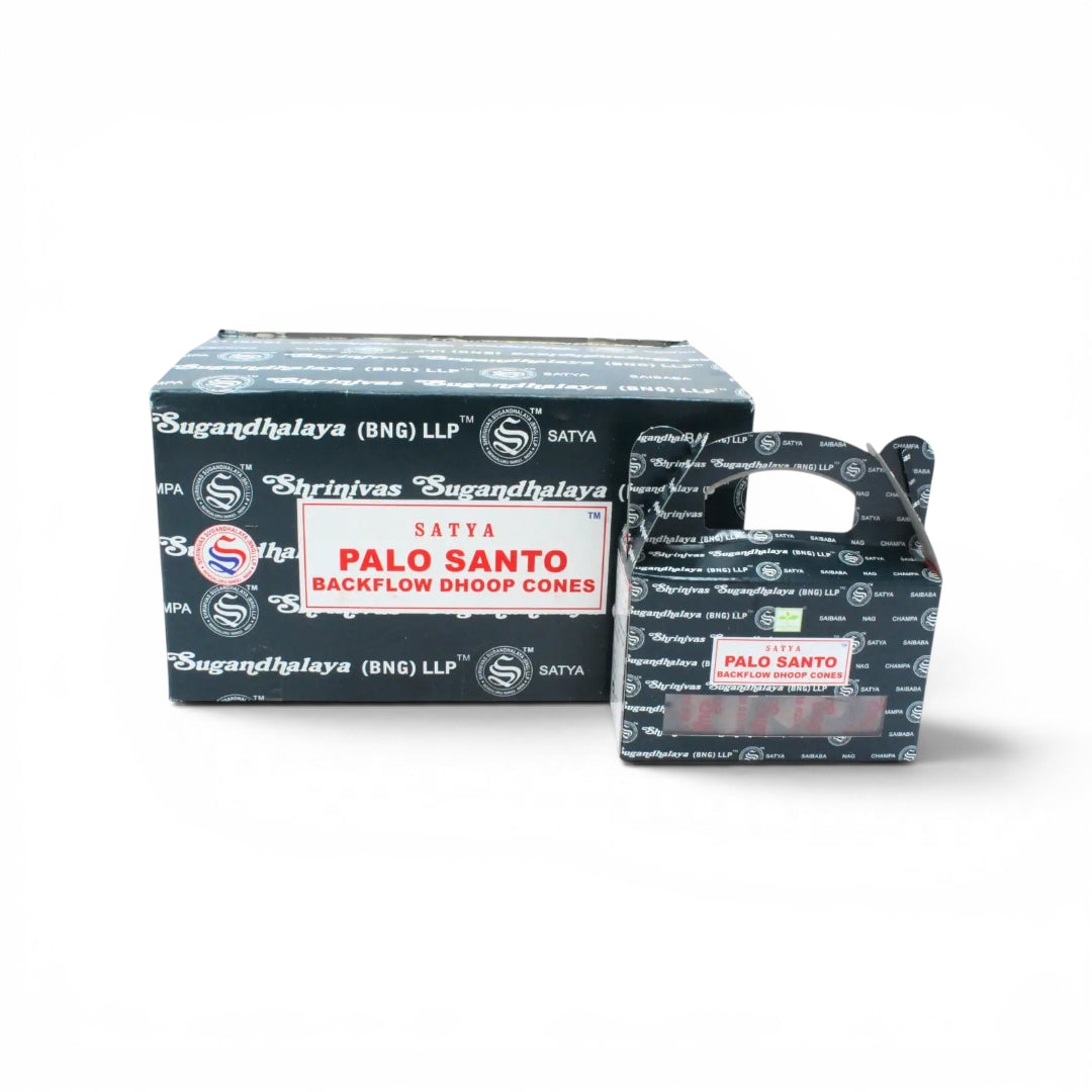 Satya Palo Santo Backflow Dhoop Cones