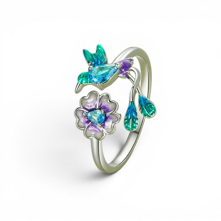 925 Sterling Silver Hummingbird Ring - View | Zen Collection Canada