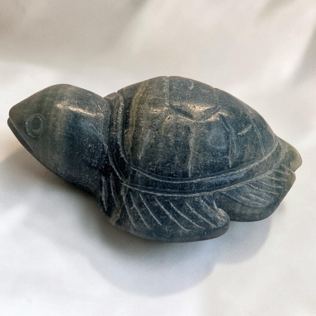 Blue Onyx Crystal Turtles
