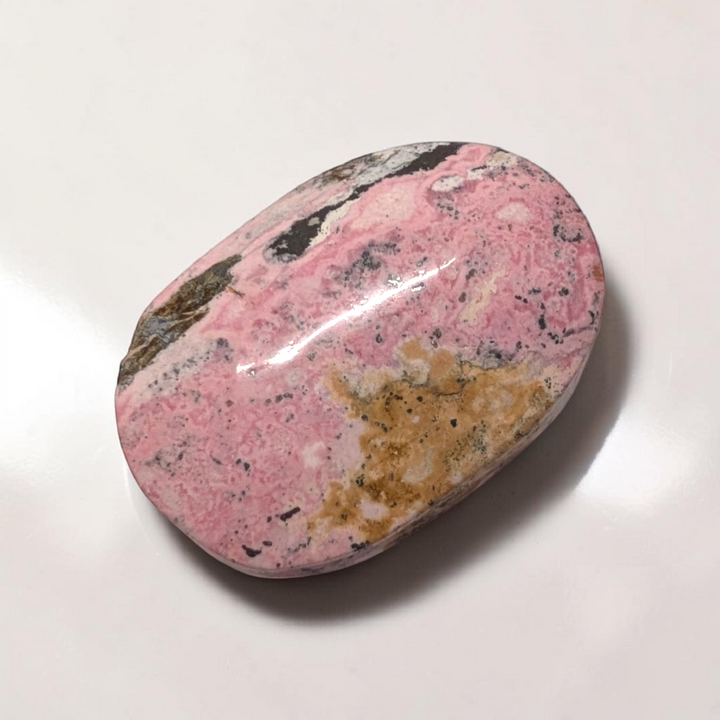 Pierre de palmier en cristal de rhodonite
