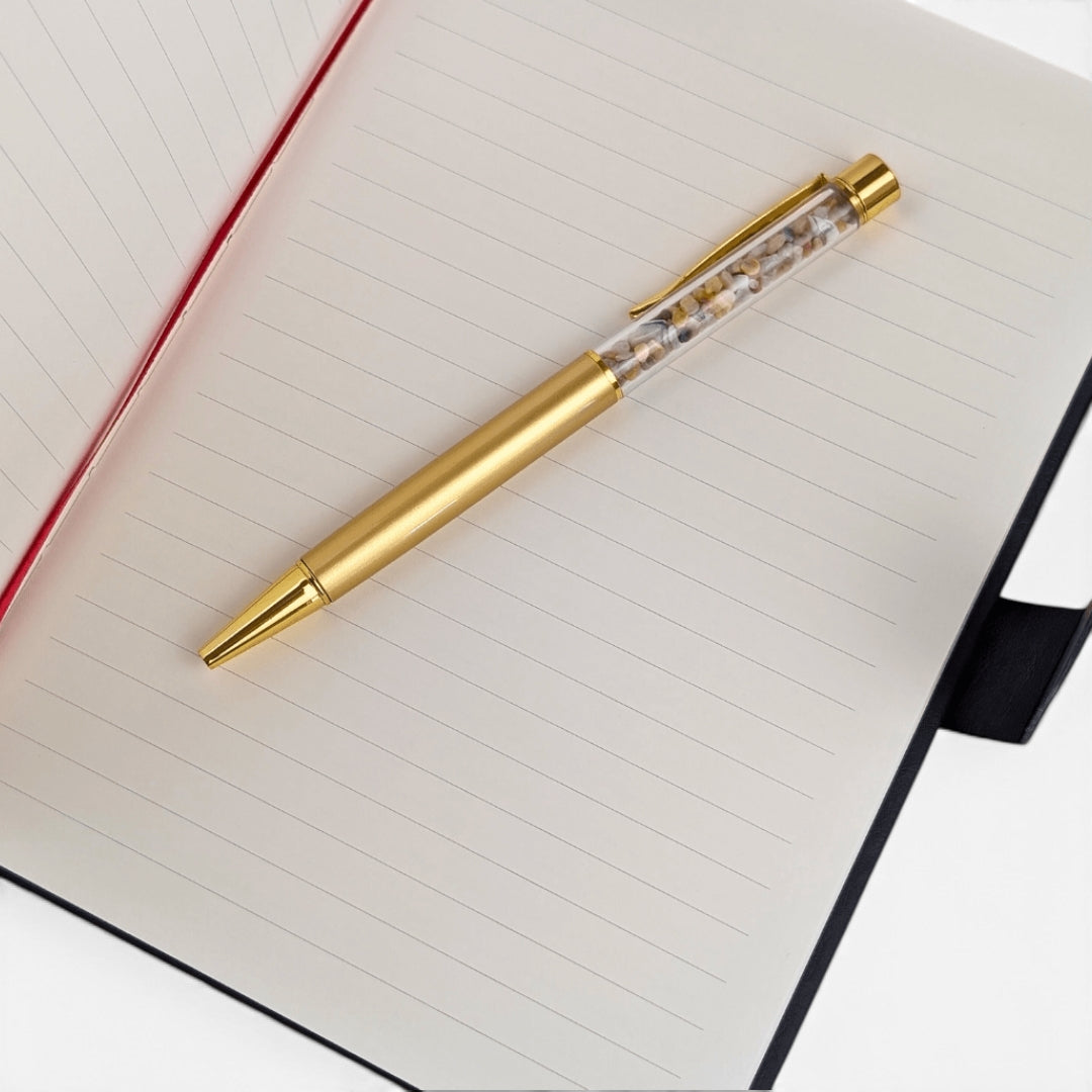 Black Vegan Leather Journal