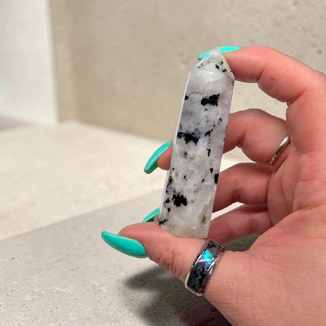 Rainbow Moonstone Tower | Zen Collection