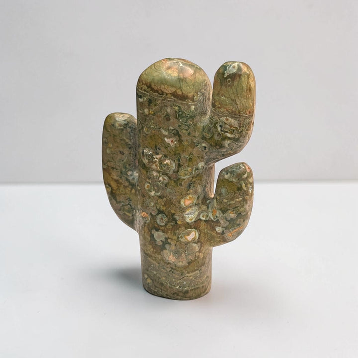 Rainforest Jasper Crystal Cactus