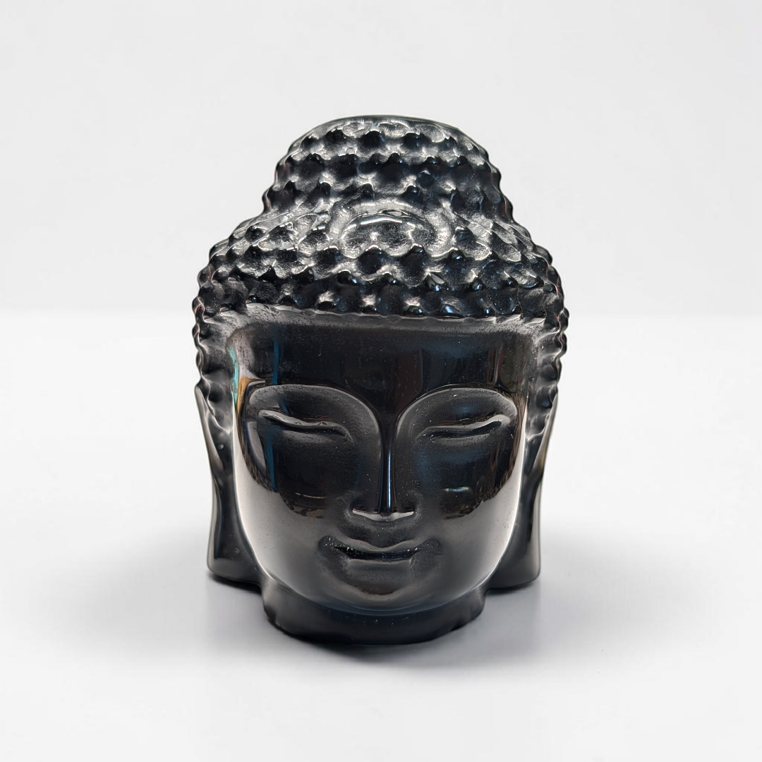 Black Obsidian Crystal Buddha - Small | Black Obsidian | Clearing Negative Energy and Bad Habits | Zen Collection Canada