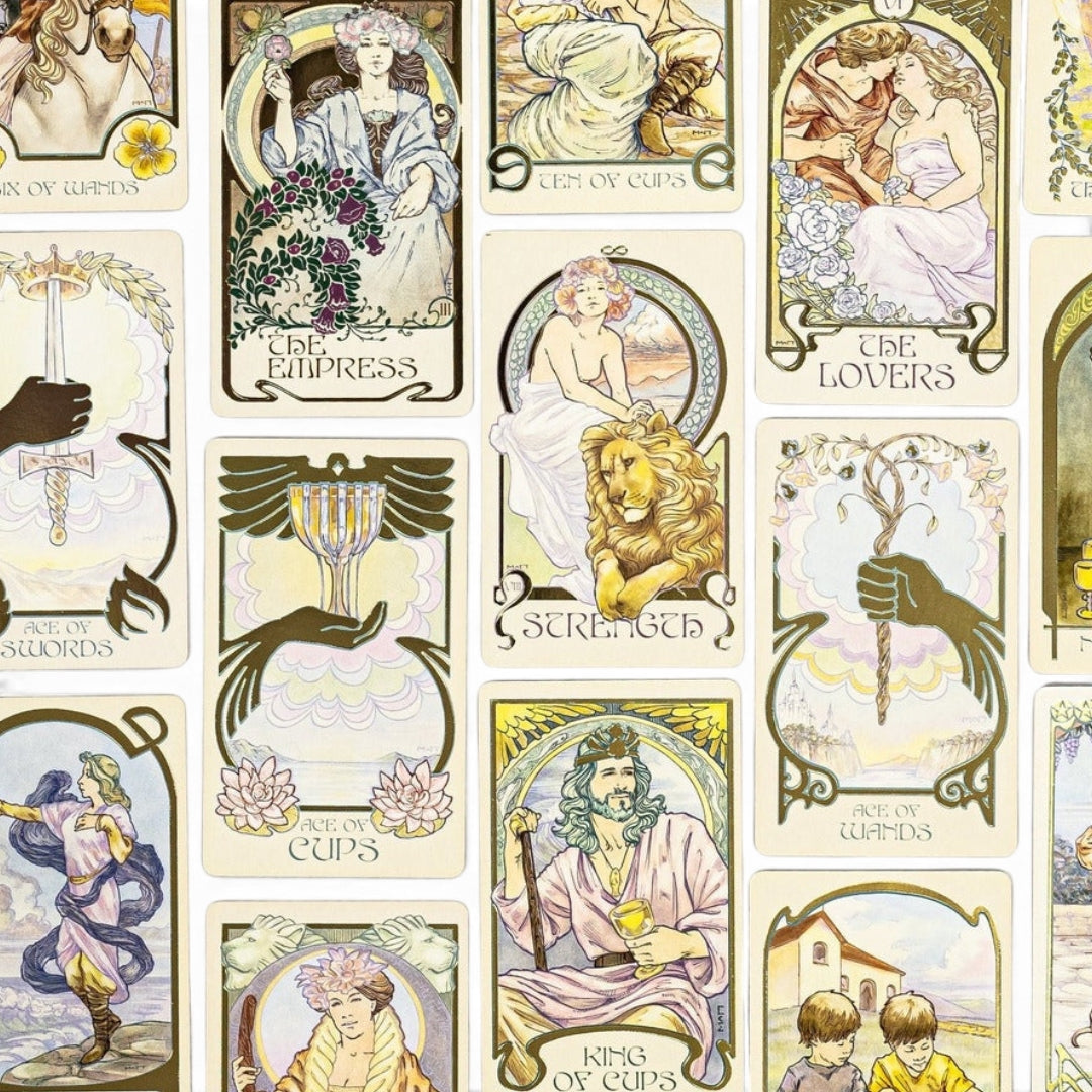 Ethereal Visions: Illuminated Tarot Deck