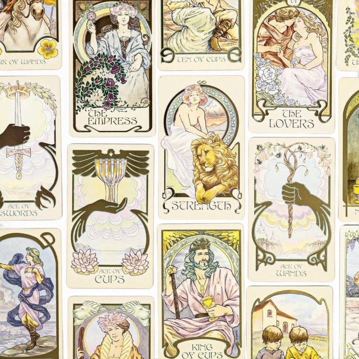 Ethereal Visions: Illuminated Tarot Deck