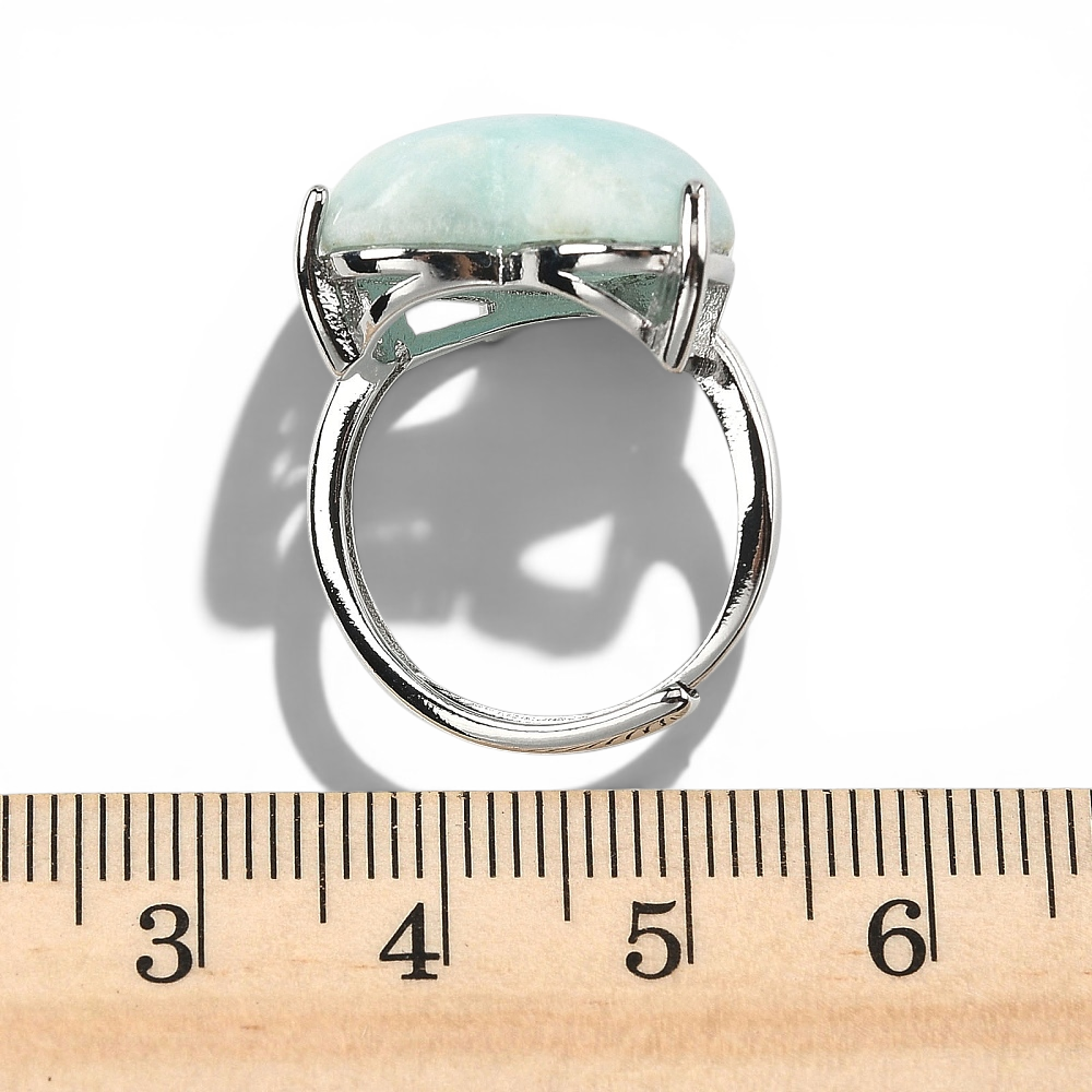 Natural Hemimorphite Crystal Ring - View 10 | Zen Collection