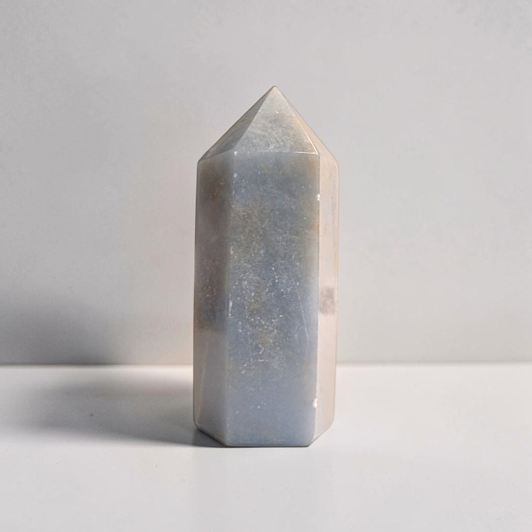 Angelite Crystal Tower