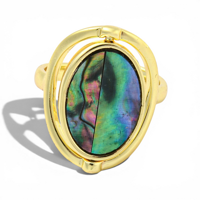 Double Sided Shell Ring