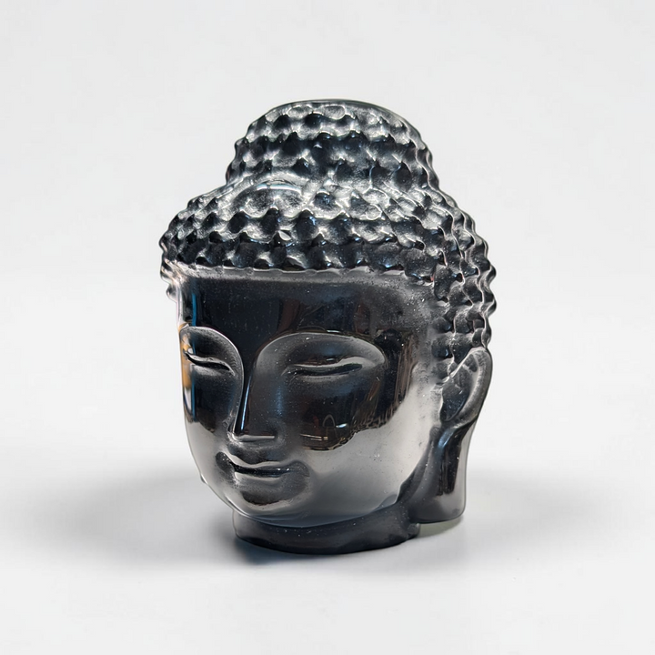 Black Obsidian Crystal Buddha - Small | Black Obsidian | Clearing Negative Energy and Bad Habits | Zen Collection Canada