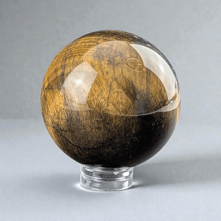 Sphère de cristal Œil-de-tigre