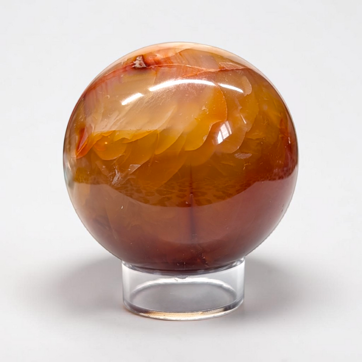 Carnelian Crystal Sphere